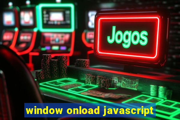 window onload javascript