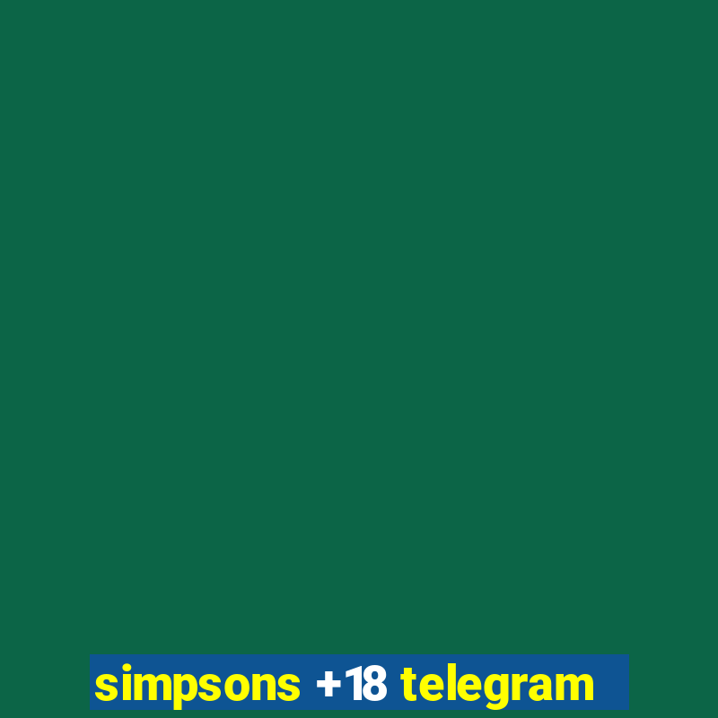 simpsons +18 telegram