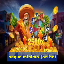 saque minimo jon bet