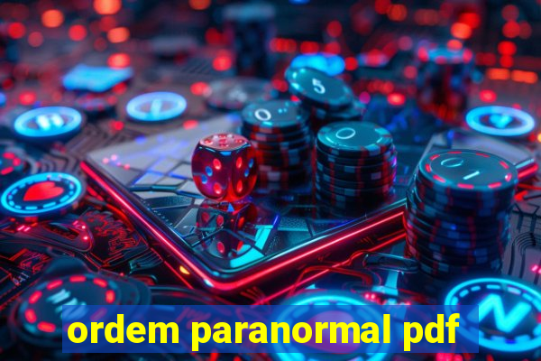 ordem paranormal pdf