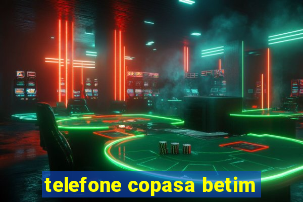 telefone copasa betim