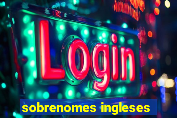 sobrenomes ingleses