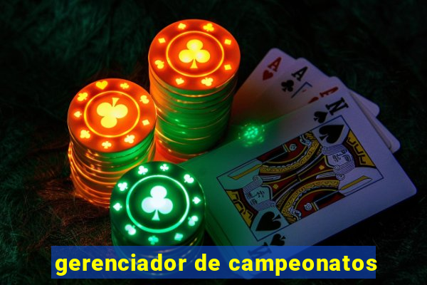 gerenciador de campeonatos