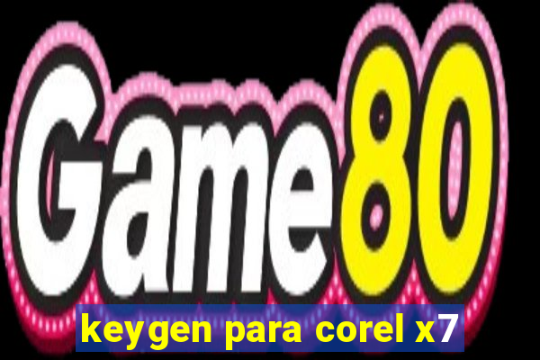 keygen para corel x7