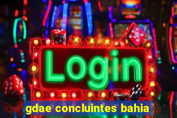 gdae concluintes bahia