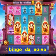 bingo da noiva para imprimir