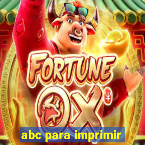 abc para imprimir