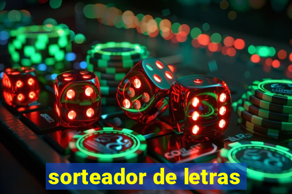 sorteador de letras