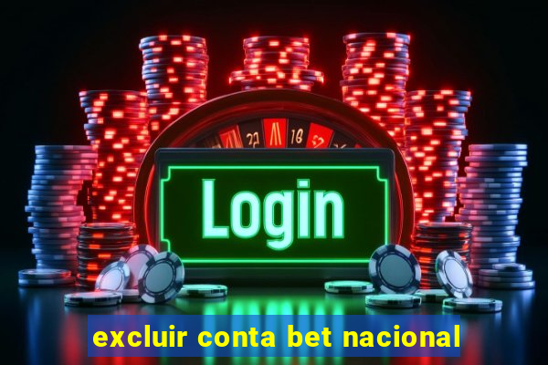 excluir conta bet nacional