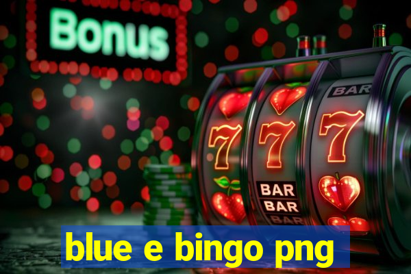 blue e bingo png