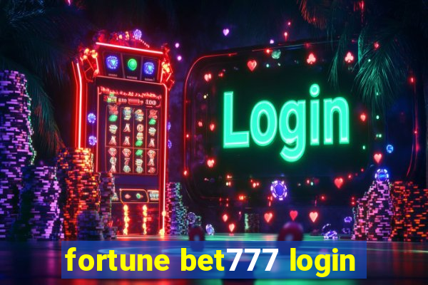 fortune bet777 login