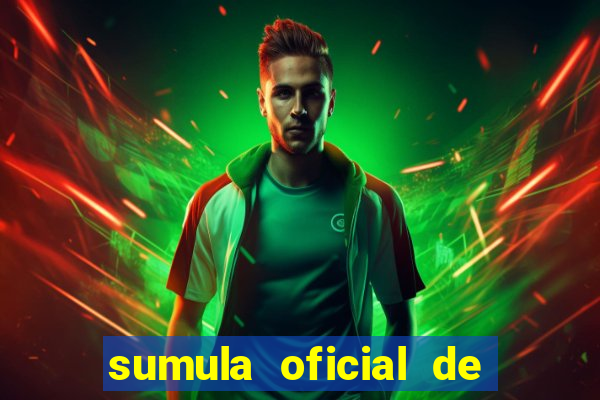 sumula oficial de futebol 7 society excel