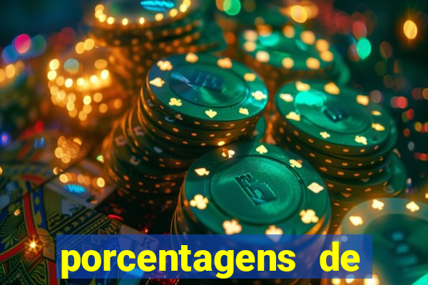 porcentagens de jogos pagantes