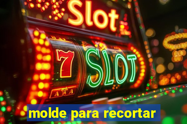 molde para recortar