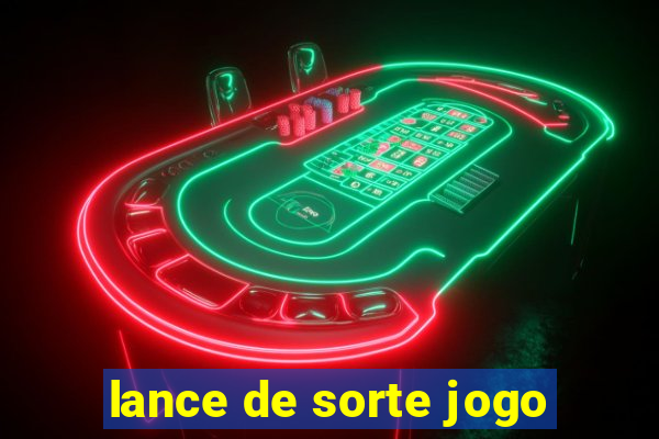 lance de sorte jogo