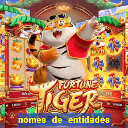 nomes de entidades do mal