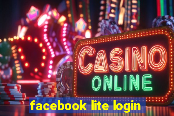 facebook lite login