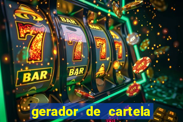 gerador de cartela de bingo