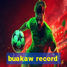 buakaw record