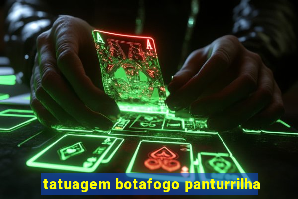 tatuagem botafogo panturrilha