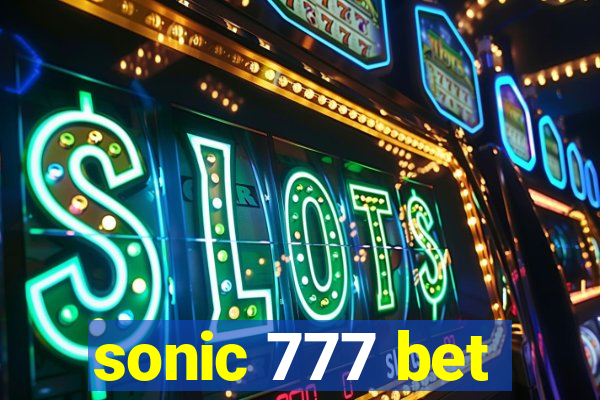 sonic 777 bet