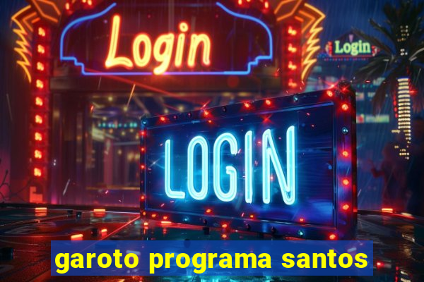 garoto programa santos