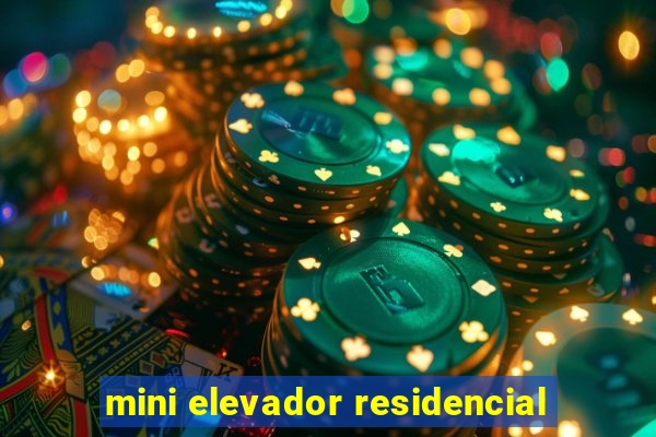 mini elevador residencial