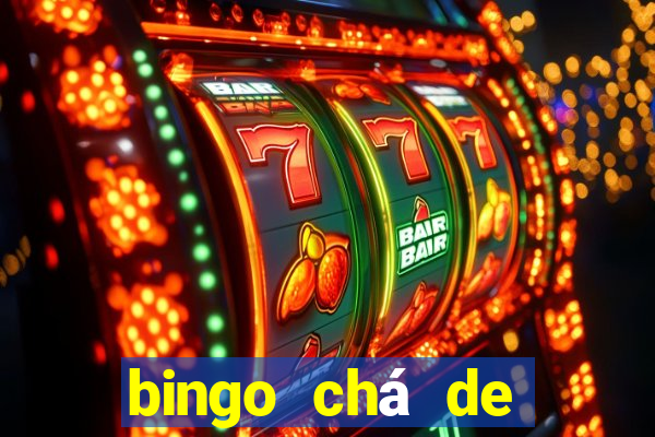 bingo chá de bebê excel