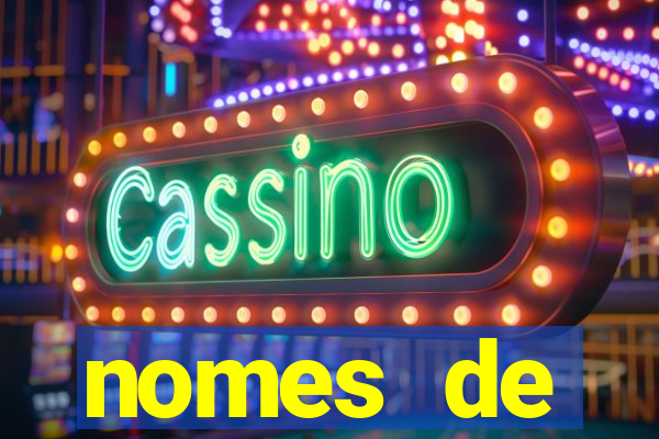 nomes de plataformas de jogos de cassino