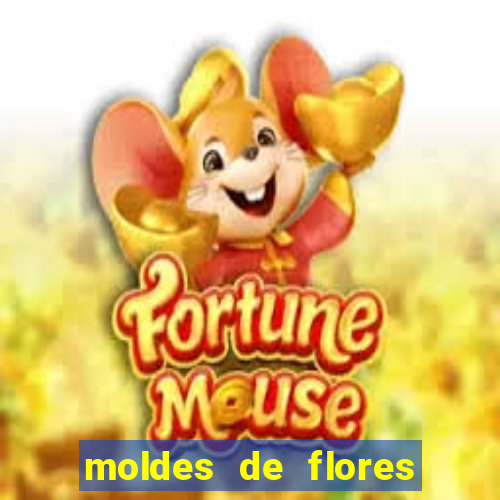 moldes de flores gigantes para imprimir