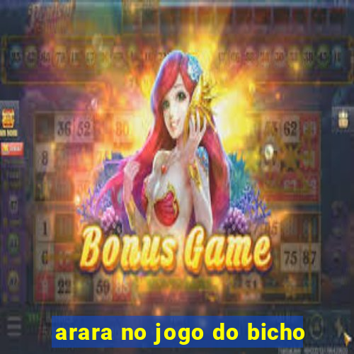 arara no jogo do bicho