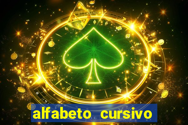 alfabeto cursivo pontilhado para imprimir pdf