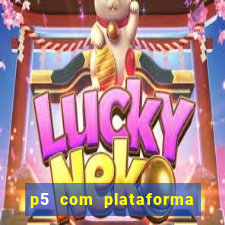 p5 com plataforma de jogos