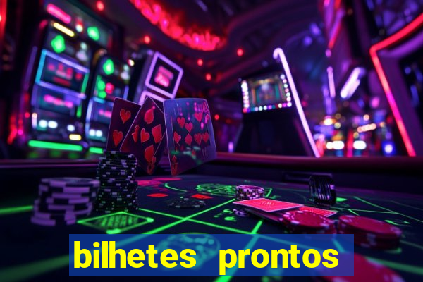 bilhetes prontos futebol hoje