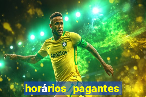 horários pagantes pg soft