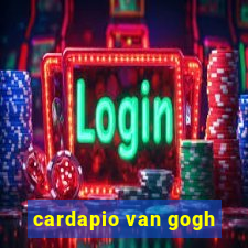 cardapio van gogh