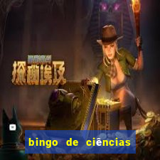 bingo de ciências 6 ano