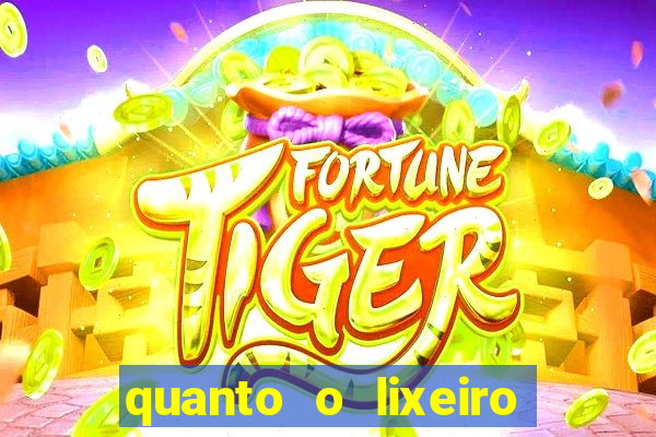 quanto o lixeiro ganha por ano