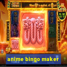 anime bingo maker