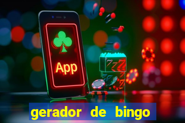 gerador de bingo de palavras