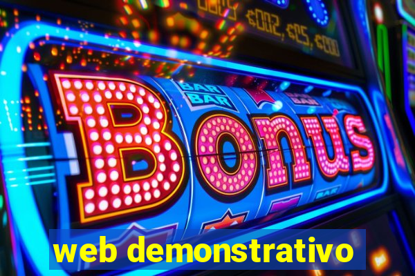 web demonstrativo