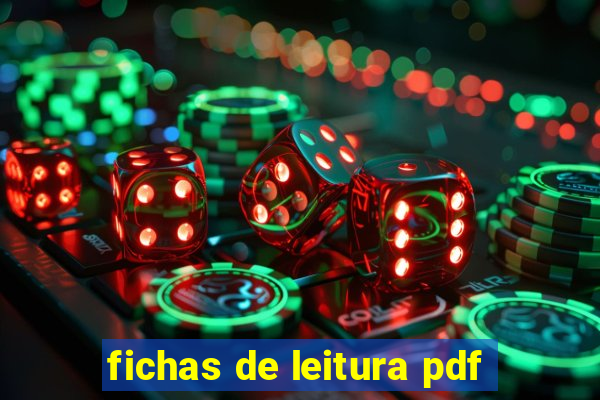 fichas de leitura pdf