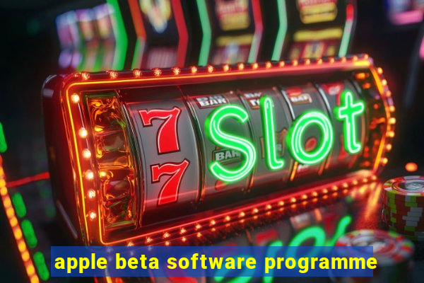 apple beta software programme