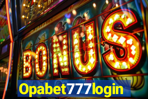 Opabet777login