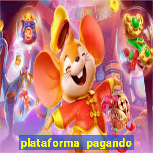 plataforma pagando no cadastro