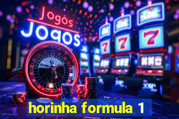 horinha formula 1