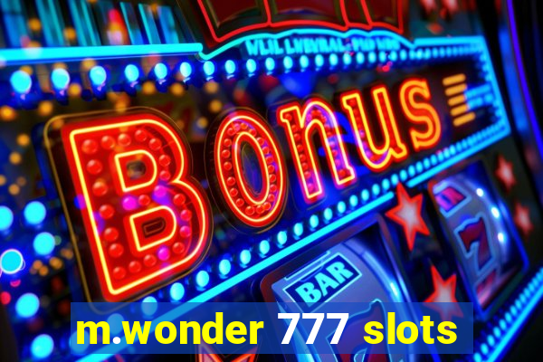 m.wonder 777 slots