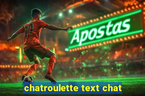 chatroulette text chat