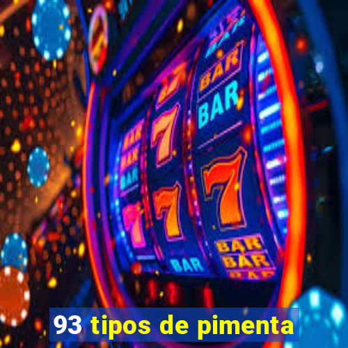 93 tipos de pimenta